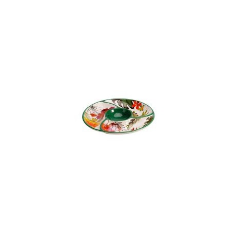 Botanero chip&dip flores 33cm