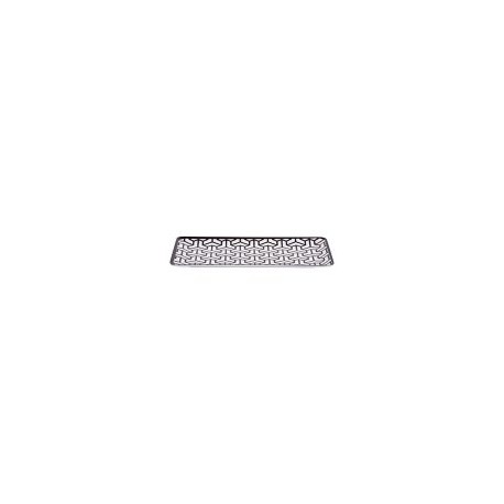 Plato Rec 36X17,7Cm B&N