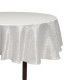 Mantel Redondo 1.80 Jacquard Blanco