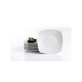 Vajilla Zen Buffertware 8 pzas porcelana cuadrada