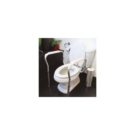 Barra de seguridad para WC 79x56 cm blanco