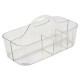 Organizador de baño con divisiones