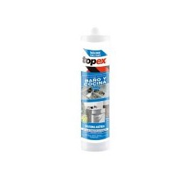 Silicona baño y cocina transparente 300 ml