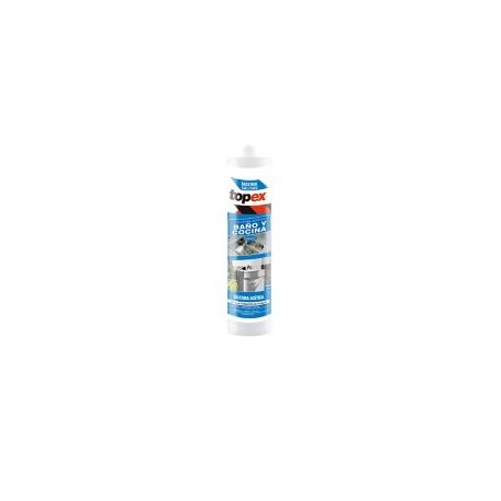 Silicona baño y cocina transparente 300 ml