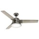 Ventilador 52" clanton 3 aspas niquel led