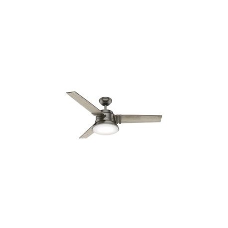 Ventilador 52" clanton 3 aspas niquel led