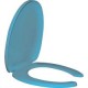 Asiento baño Cosmos 96 alargado azul