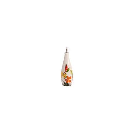Aceitero cerámica flores
