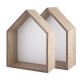 Set de 2 repisas de nicho blanco