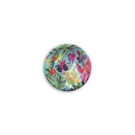 Plato ensalada melamina 21cm flor fucsia Fantasy Garden
