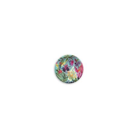 Plato ensalada melamina 21cm flor fucsia Fantasy Garden