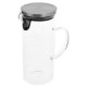 Jarro vidrio con tapa  1,4lt