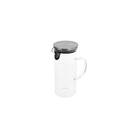 Jarro vidrio con tapa  1,4lt