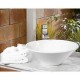 Lavabo de cerámica circular 42 cm