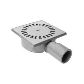 Coladera comp rejilla inox 15cm sal lat