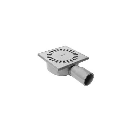 Coladera comp rejilla inox 15cm sal lat