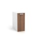 Gabinete 1 puerta vertical nogal castaño