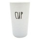 Vaso De Porcelana Palabras