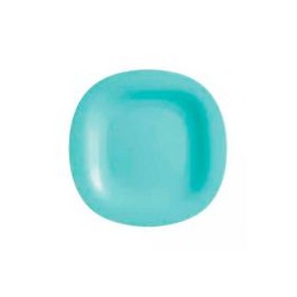 Plato llano 27 cm Carine turquesa