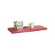 Repisa  roja  25x80x3.8