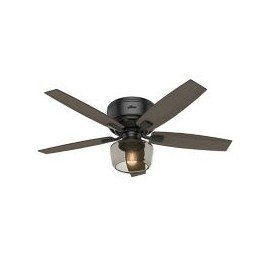 Ventilador 52" Bennett 5 aspas Negro Mate control remoto
