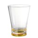 Vaso Acrílico Mediano 340Ml V Fondo Amarillo