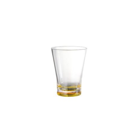 Vaso Acrílico Mediano 340Ml V Fondo Amarillo