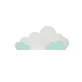 Repisa nube blanco con celeste