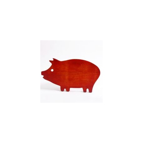 Tabla para picar en forma de puerco de madera
