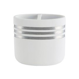 Portacepillo raya plata