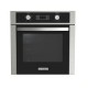 Horno a Gas para Empotre Acero Inoxidable Vidrio Negro