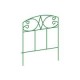 Cerca colonial metálica grande verde 57 x 230 cm