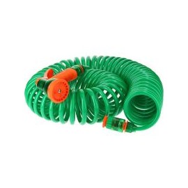 Manguera extensible 15 m c/pistola 7 funciones