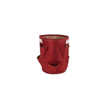 Huerto en bolsa de tela fresa rojo 9 gal
