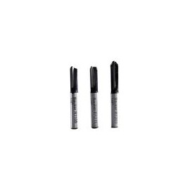 Fresa recta 1/4 x 1/2 2 filos