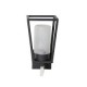 Arbotante Israel 60W negro 1luz E27 metal IP44 35cm