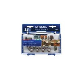 Kit para lijar y esmerilar de 31 accesorios