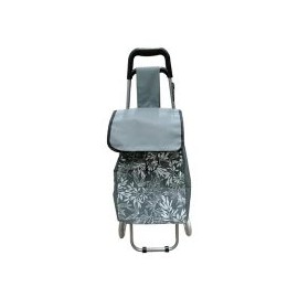 Carrito mandado 42x32x95 cm gris con diseño