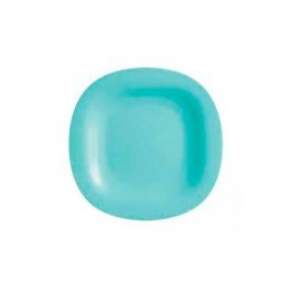 Plato hondo 22 cm Carine turquesa