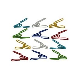 Set de 12 pinzas para cerrar bolsas