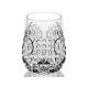 Juego 2 vaso baroque transparente