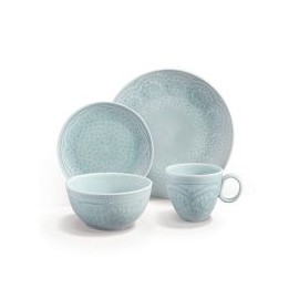 Vajilla Alemany 16 piezas cerámica redonda