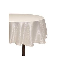 Mantel Redondo 1.80 Jacquard Beige