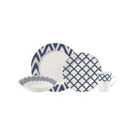 Vajilla Cerámica Redonda Prisma 16 pz ( 4 personas )