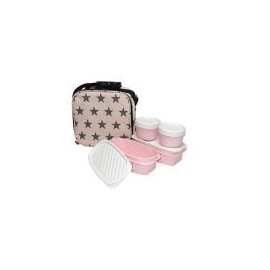 Lonchera grande c/recipientes diseño