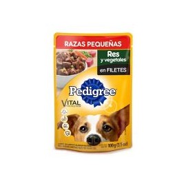 Alimento para perro res y vegetales 100 g
