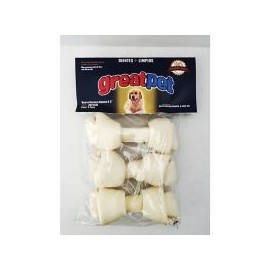 Hueso carnaza natural 4-5" 2 pzas