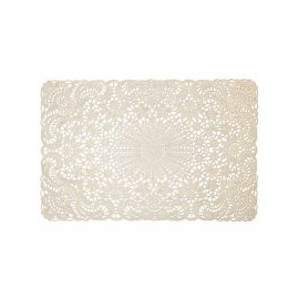 Mantel ind Lace pvc 45x30 beige