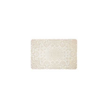 Mantel ind Lace pvc 45x30 beige