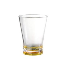 Vaso Acrílico Mediano 340Ml V Fondo Amarillo